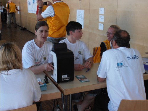 Schnappschuss zu den Special Olympics in Passau 2013